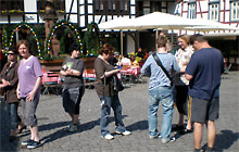 Osterfreizeit 2009, Seite 2 (Bild: Marktplatz in Michelstadt)