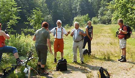 Vogesen 2009 (Bild: Wandergruppe macht Rast)